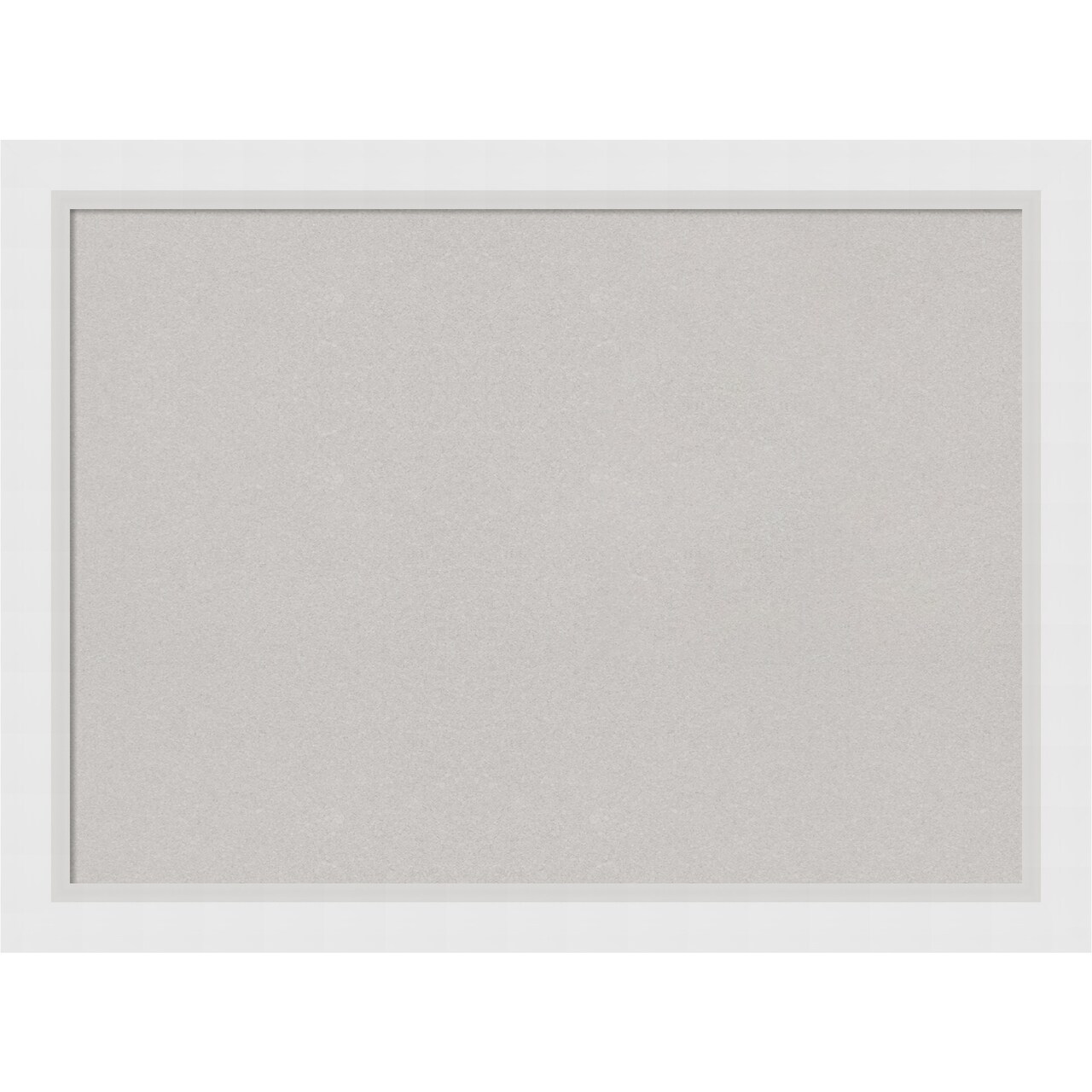 Cork Board, Blanco White Wood Frame - Bulletin Board, Organization Board, Pin Board